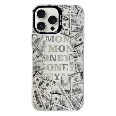 Чохол Electroplated Silver Series PC для iPhone 16 Pro - Money