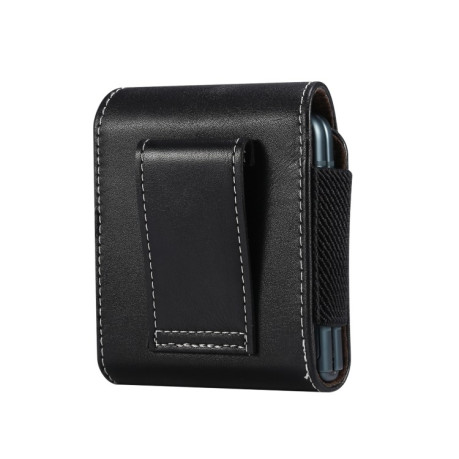 Чохол сумка Lamb Texture Waist для Samsung Galaxy Z Flip3 5G - чорний