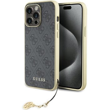 Оригинальный чехол Guess Charms Collection на iPhone 15 Pro Max - gray
