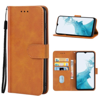 Чехол-книжка EsCase Leather для Samsung Galaxy A23 4G - коричневый