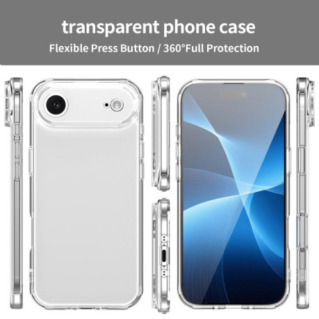 Чехол PC Hybrid TPU Airbag Shockproof для iPhone Air - прозрачный