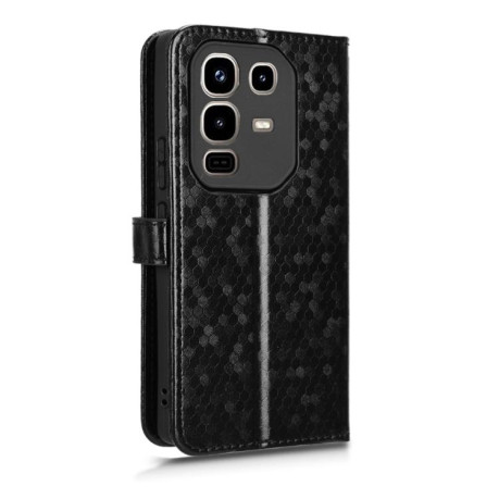 Чохол-книжка Honeycomb Dot для Infinix Note 50 4G / Note 50 Pro 4G - чорний