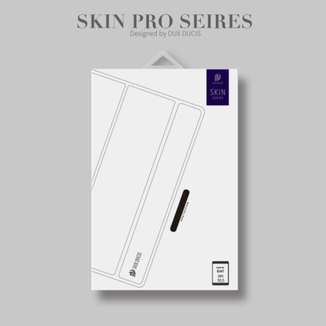 Чехол- книжка DUX DUCIS Skin Pro Series на iPad Air 2019 / iPad Pro 10.5- угольно-серый
