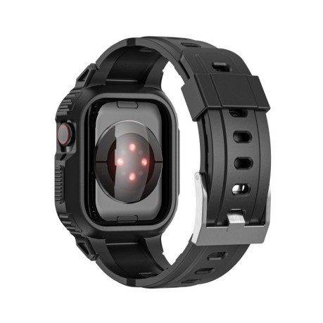 Силіконовий ремінець Armor для Apple Watch Ultra 49mm - чорний