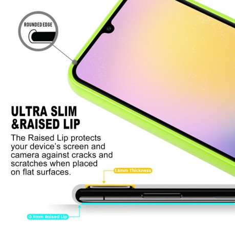 Противоударный чехол MERCURY GOOSPERY PEARL JELLY для Samsung Galaxy A25 - светло-зеленый