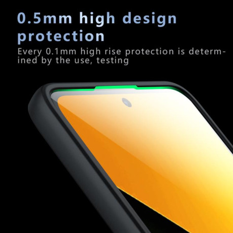 Противоударный чехол Armor Precise Hole PC Hybrid TPU для Xiaomi Poco M7 Pro 5G - прозрачный