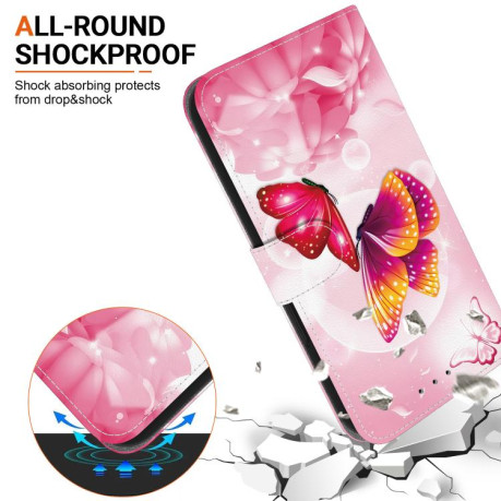 Чехол-книжка Colored Drawing Series на Motorola Moto G85 5G - разноцветный