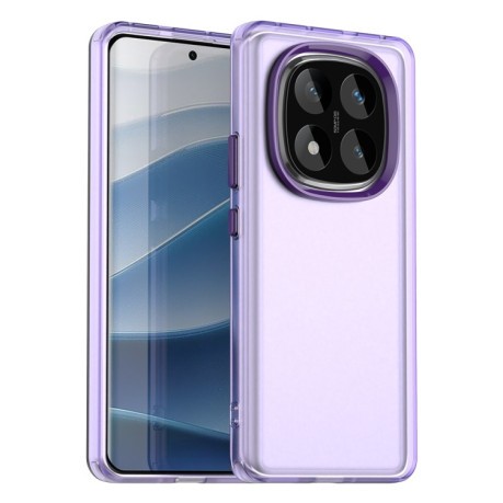 Протиударний чохол Candy Series для Xiaomi Redmi Note 14 Pro 5G/Poco X7 - фіолетовий