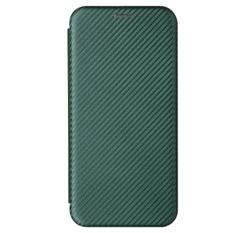 Чохол-книжка Carbon Fiber Texture на Samsung Galaxy A52/A52s - зелений