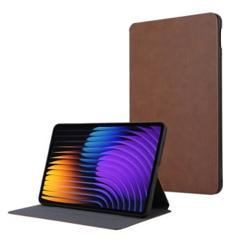 Чехол-книжка Flip Tablet Protective Leather для Xiaomi Pad 7 / 7 Pro - коричневый