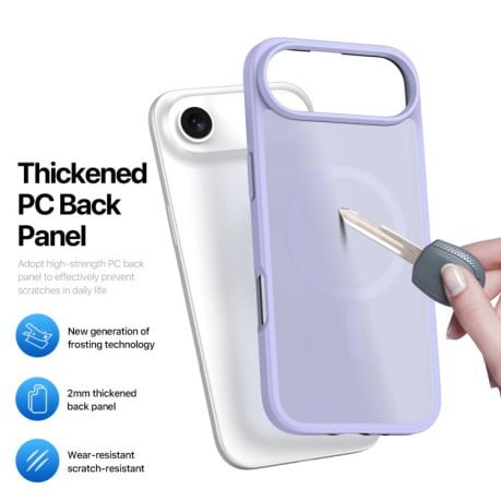Чохол DUX DUCIS Yind Series із MagSafe гібрид на iPhone Air - фіолетовий