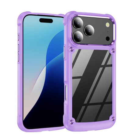 Противоударный чехол Lens Protection на iPhone 17 Pro - фиолетовый