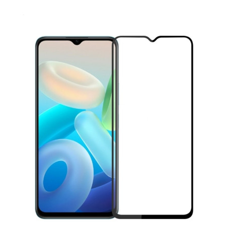 Защитное стекло PINWUYO 9H 3D Full Screen на Vivo Y76 5G / Y76S 5G - черное