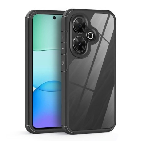 Противоударный чехол Acrylic для Redmi 13 4G Global - черный