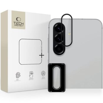 Защитное стекло на камеру Tech-Protect Camring Fit+ Camera Cover для Samsung Galaxy A36 / A56 5G - Black