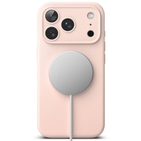 Оригінальний силіконовий чохол Ringke Silicone Magnetic з MagSafe на iPhone 17 Pro Max - Pink