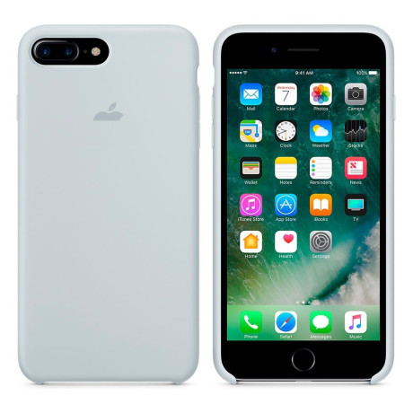 Силіконовий чохол Silicone Case Mist Blue на iPhone 7 Plus/8 Plus