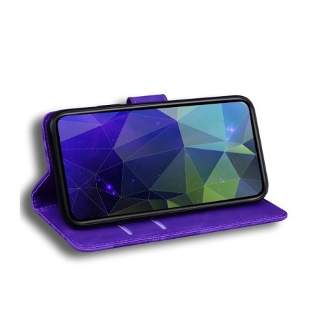 Чехол-книжка Tiger Embossing для Samsung Galaxy A25 5G - фиолетовый