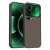 Ударостійкий чохол Carbon Fiber Texture Printing на Xiaomi 17 Pro Max — золотий