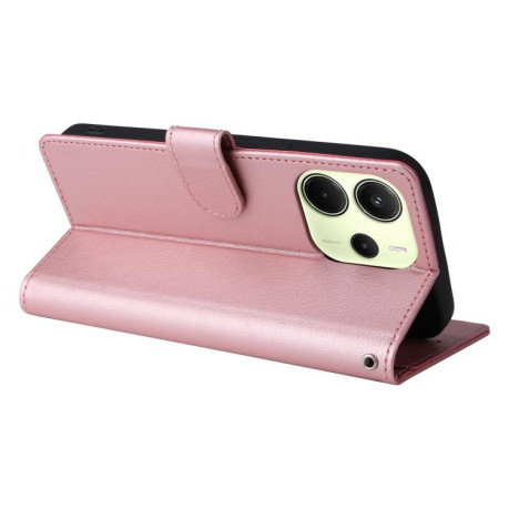Чохол-книжка 3-Card Slots Multifunctional Leather для Xiaomi Redmi Note 14 4G 164.48mm - золото