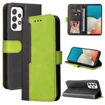 Чохол-книжка Business Stitching-Color для Samsung Galaxy A53 5G - зелений