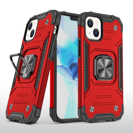 Чохол протиударний Magnetic Armor для iPhone 14/13 - червоний