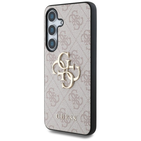 Оригинальный чехол Guess Big 4G Logo Classic Logo  для Samsung Galaxy S25 - Pink