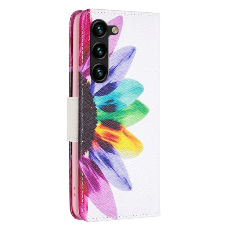 Чохол-книжка Colored Drawing Pattern для Samsung Galaxy S25+ 5G - Flower