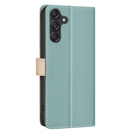 Чохол-книжка Color Matching RFID Anti-theft Leather для Samsung Galaxy M16 5G / F16 5G - зелений