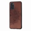 Чехол Mandala Embossed Cloth на Samsung Galaxy S20-коричневый