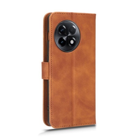Чохол-книжка Skin Feel Magnetic для OnePlus 11R / Ace 2 - коричневий