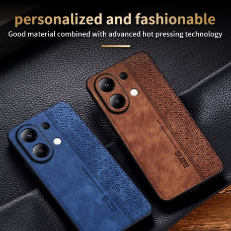 Противоударный чехол AZNS 3D Skin Feel для Xiaomi Redmi Note 13 4G - синий