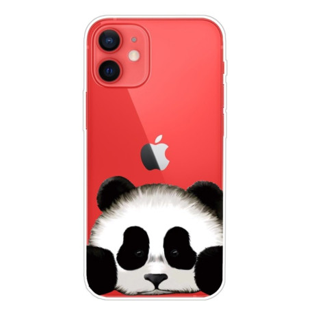 Чехол Painted Pattern для iPhone 14/13 - Hug Face Panda