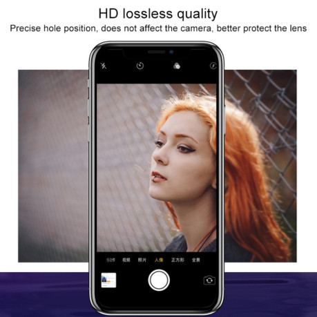 Комплект защитных стекол на камеру 3 PCS 10D для iPhone XS Max / XS / X - черное