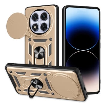 Протиударний чохол Sliding Camshield для Xiaomi Redmi Note 14 Pro+ 5G - золотий