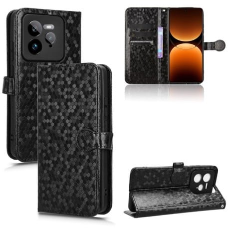 Чехол-книжка Honeycomb Dot для Realme GT 7 Pro - черный