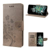 Чохол-книжка Butterfly Flower Pattern для OnePlus 10T - сірий