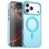 Противоударный чехол Candy Magsafe PC Hybrid TPU на iPhone 18 Pro — синий