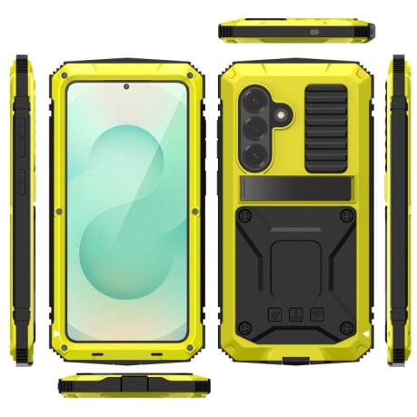 Противоударный чехол R-JUST Life Waterproof на Samsung Galaxy S26+ 5G — жёлтый