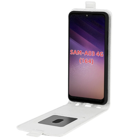 Флип-чехол R64 Texture Single на Samsung Galaxy A03 - белый
