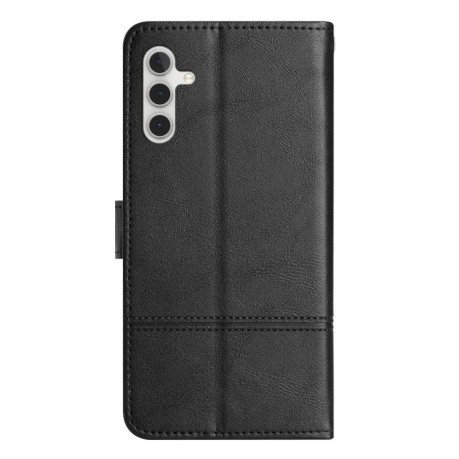 Чехол-книжка Cowhide Texture Stitching Leather на Samsung Galaxy A56 5G - черный