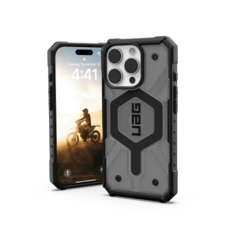 Оригінальний чохол UAG Pathfinder Magsafe для iPhone 16 Pro - Translucent