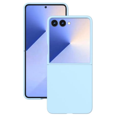 Чохол полімерний Kalebol Paint-sprayed Solid Color на Samsung Galaxy Filp 7 - блакитний