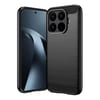Чохол Brushed Texture Carbon Fiber на Xiaomi 17T 5G — чорний