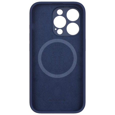 Противоударный чехол NILLKIN Lens Wing Magsafe Magnetic для iPhone 15 Pro Max - синий