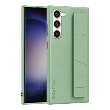 Чехол Skin Elastic Wrist Grip Back Cover для Samsung Galaxy S24+ 5G - зеленый