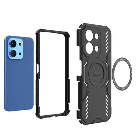 Протиударний чохол Butterfly Armor з MagSafe на Xiaomi Redmi 15C 5G / 4G EU 173mm - зелений