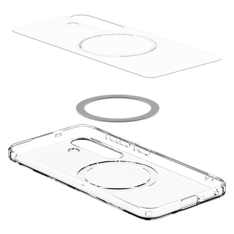 Оригінальний чохол Spigen Ultra Hybrid Mag Case для Samsung Galaxy S25+Plus - Clear