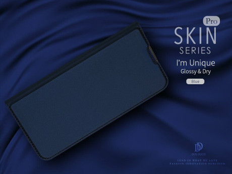 Чехол-книжка DUX DUCIS  на Samsung Galaxy S20 Ultra-синий