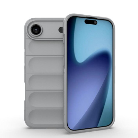 Силиконовый чехол Magic Flannel для iPhone Air - серый